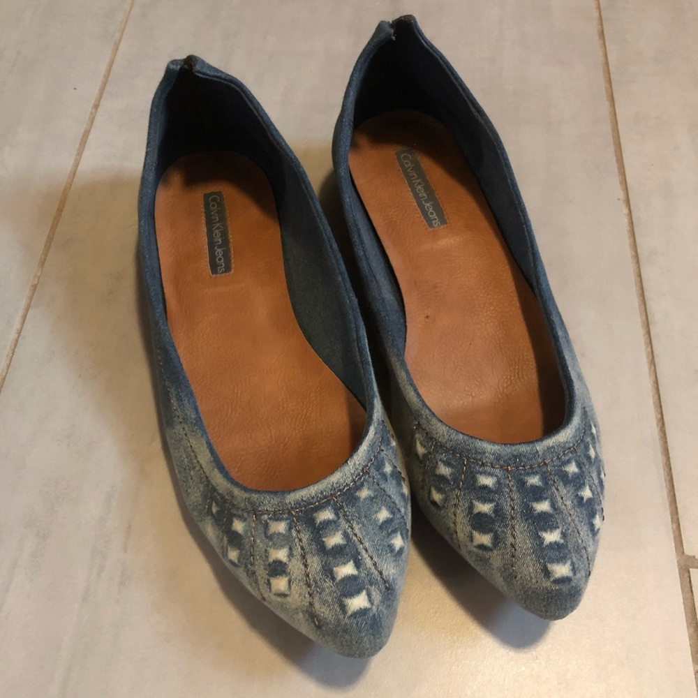 Calvin Klein Jeans Vianne Denim Blue Sz 9